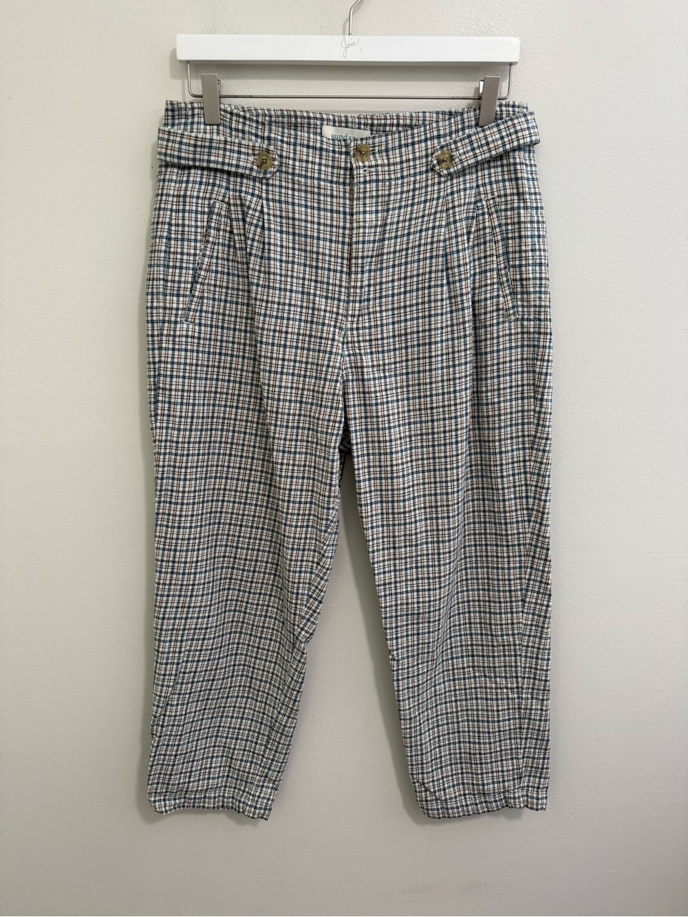 Sundance Cropped Flannel Pants